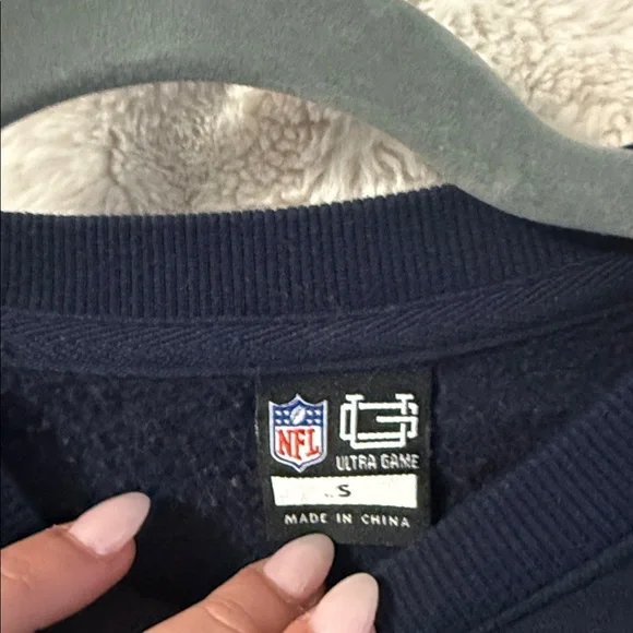 NFL Chicago Bears Navy and Orange Turtleneck Sweater - Picture 2 of 8